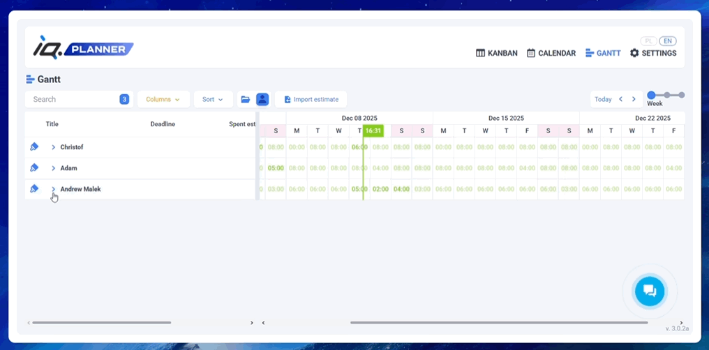 aplikacja do planowania pracy